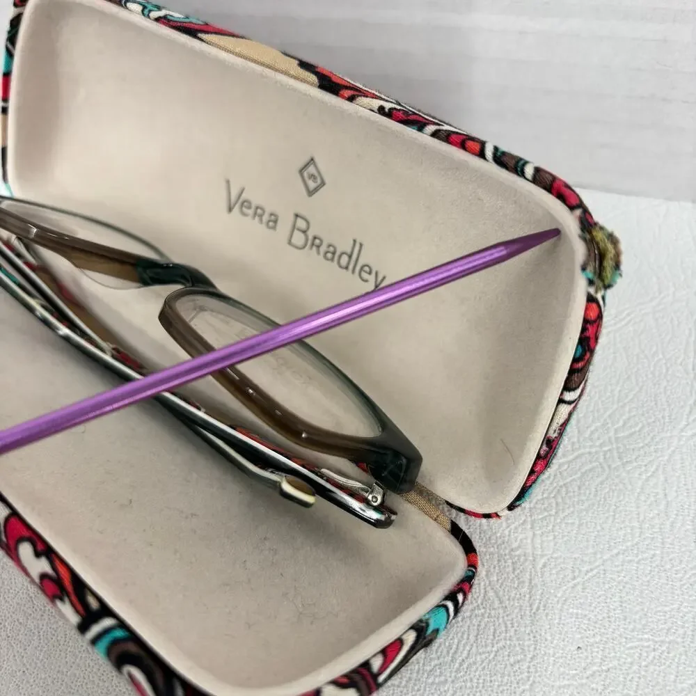 Vera Bradley Eyeglasses Frames Lenses and Glasses Case For Parts